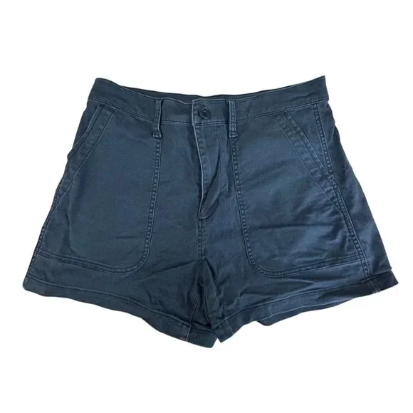 LOT 2 Madewell Size 29 The Perfect Vintage Fatigue Short Desert Green & Blue - Picture 10 of 16